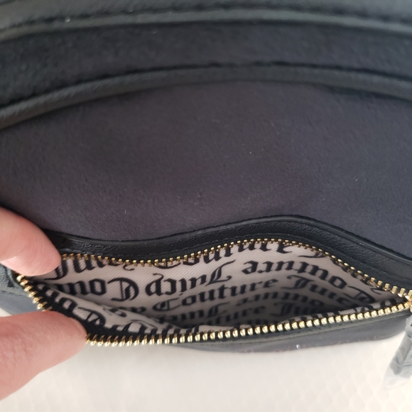 Juicy Couture Velour Black Liquorice Big Spender Mini Backpack NWT - Picture 7 of 16